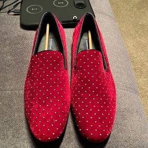 Mens Red Dress Shoes Size 9.5